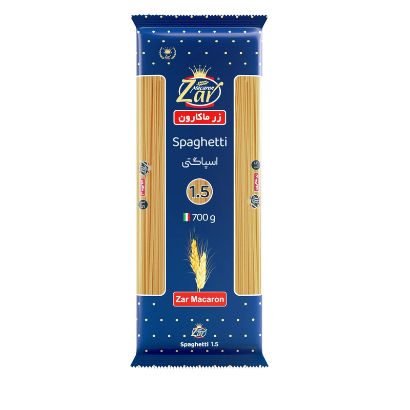 665b64d75ea48a1895b549ec4d576e7b74e16495_1621059610 اسپاگتی قطر 1.5 زر ماکارون مقدار 700 گرم - تصویر 1